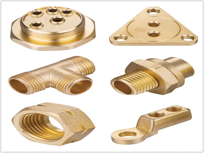 Brass Fitting, Brass CNC Machining Parts, Brass Parts, Valve Fittings