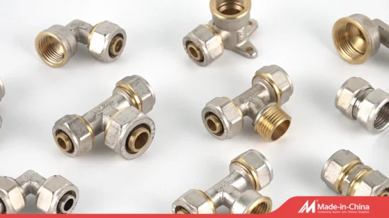 Multilayer Pex Pipe Compression Fittings Male Thread with Oring