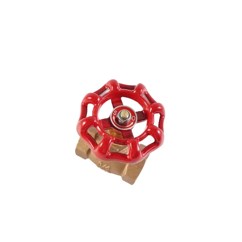 Hot Sell High Quality Bronze Brass Stop Globe Valve with Red Handwheel