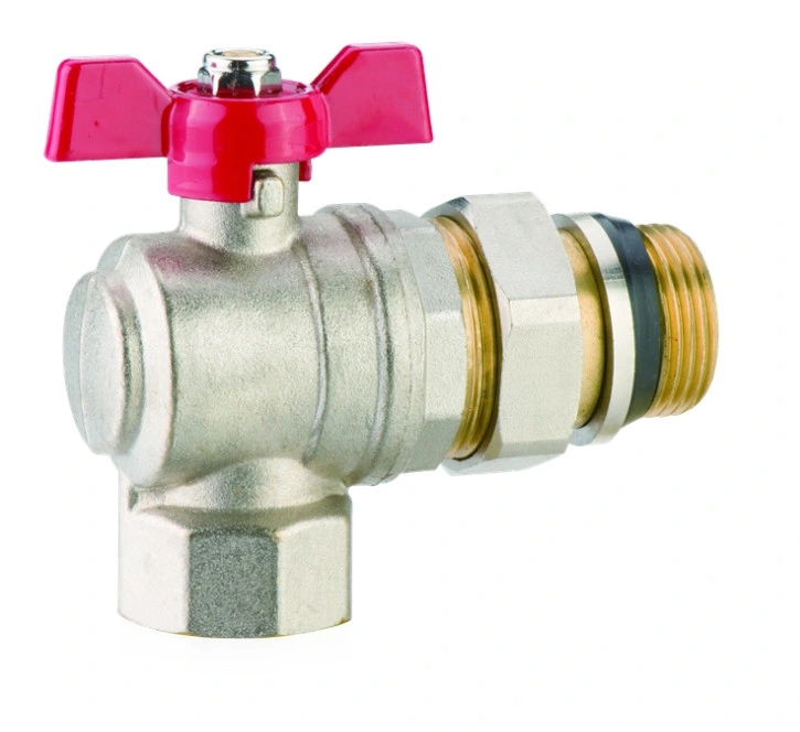 OEM Brass Ball Valve with Aluminum Butterfly Handle F/M Thread