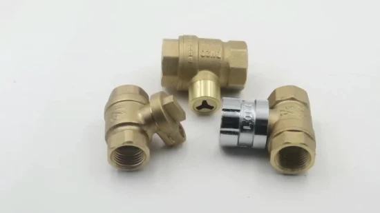China Supplier Forged Brass Lockable Angle Valve